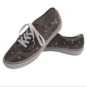 Original Vans Camden Taupe w/white Dots Sneakers Size 7